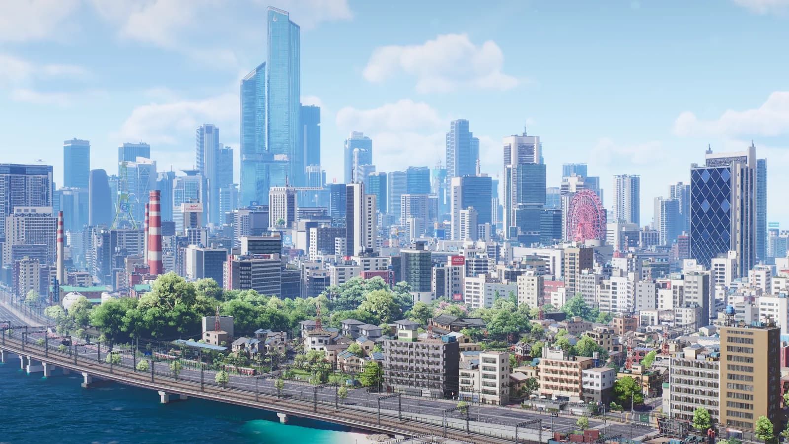 Nova City skyline — official ANANTA press material